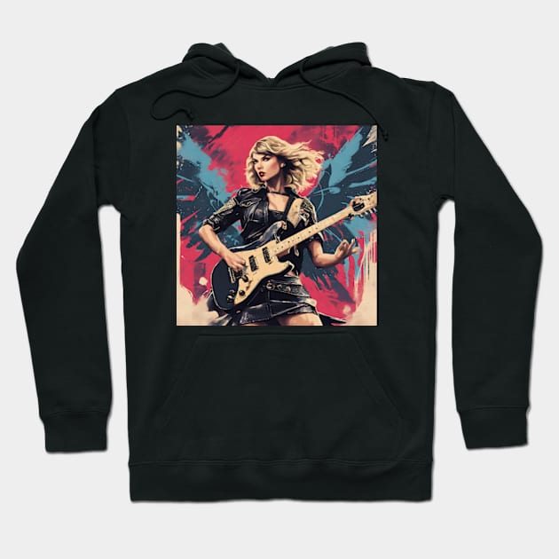 Taylor Swift vintage dnd style art Hoodie by Sans Peur